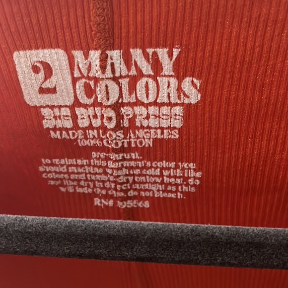 Big Bud Press Wrap Top in Burnt Orange - Picture 5 of 6